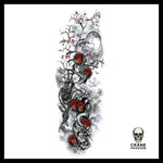 Tatouage Temporaire Arbre - Crâne Passion