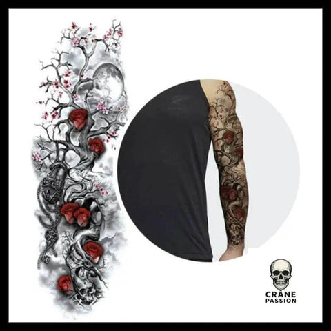 Tatouage Temporaire Arbre - Crâne Passion