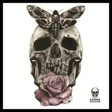 Tatouage Temporaire Tête de Mort - Crâne Passion