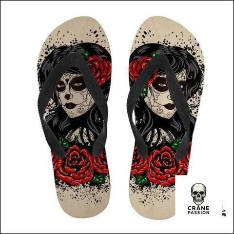 Tong Santa Muerte - Crâne Passion