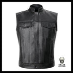 Veste en Cuir Sons Of Anarchy - Crâne Passion