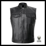 Veste en Cuir Sons Of Anarchy - Crâne Passion