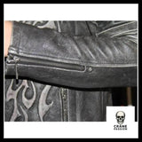 Veste Skull Homme (Cuir) - Crâne Passion