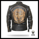 Veste Tête de Mort Homme (Cuir) - Crâne Passion