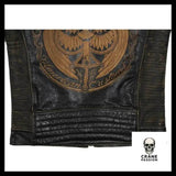 Veste Tête de Mort Homme (Cuir) - Crâne Passion
