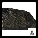 Veste Tête de Mort Homme (Cuir) - Crâne Passion