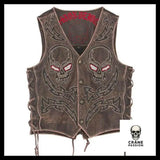 Veste Tête de Mort Manches Courtes - Crâne Passion