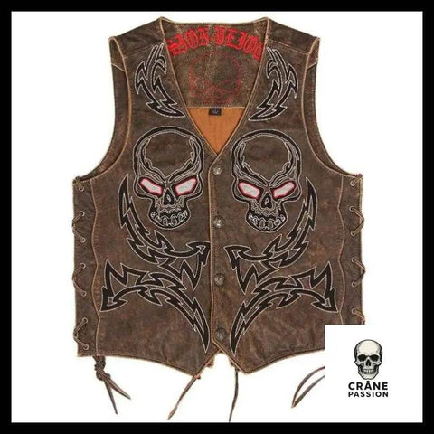 Veste Tête de Mort Passion Moto - Crâne Passion