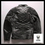 Veste Tête de Mort Pirate Grise - Crâne Passion