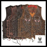 Veste Tête de Mort Vintage - Crâne Passion