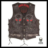 Veste Tête de Mort Vintage - Crâne Passion